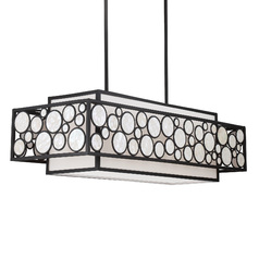 Mosaic 4-Light Linear Light in Oil Rubbed Bronze by Metropolitan