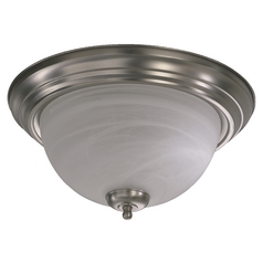 Satin Nickel Flush Mount by Quorum Lighting
