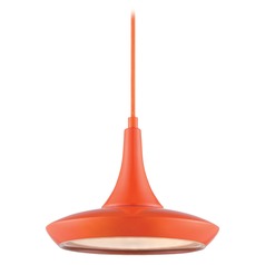 Fantom Orange LED Pendant by Nuvo Lighting
