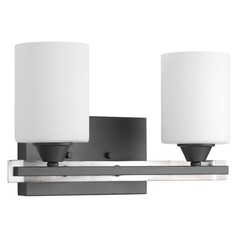Dart Graphite 2-Light Bathroom Light by Progress Lighting