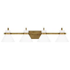 Regency Bathroom Light in Weathered Brass by Quoizel Lighting