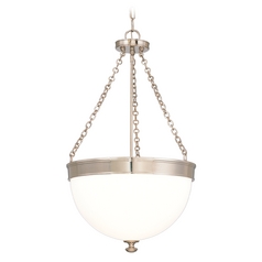 Barrington Pendant in Polished Nickel by Hudson Valley Lighting