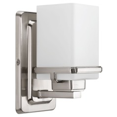 Metric Sconce in Brushed Nickel by Progress Lighting
