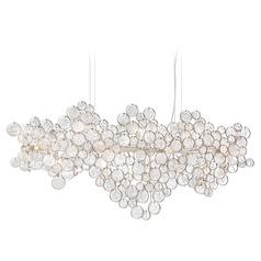 Trento 56-Inch Chandelier in Champagne Silver by Eurofase Lighting