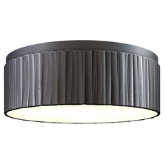 Alan Peppin Kensington LED Flush Mount in Bronze by Alora Lighting