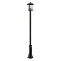 Portland Oil Rubbed Bronze Post Light by Z-Lite