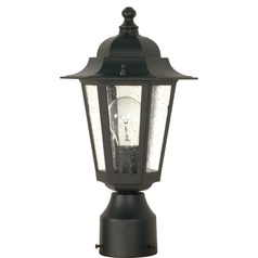 Cornerstone Textured Black Post Light by Nuvo Lighting