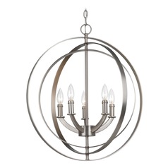Equinox Burnished Silver Pendant by Progress Lighting