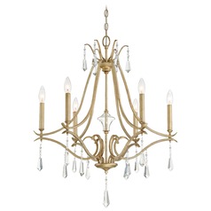Laurel Estate Brio Gold Crystal Chandelier by Minka Lavery
