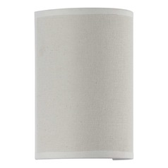 Inspire LED Off White Linen LED Sconce by Progress Lighting