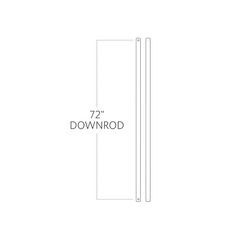 Visual Comfort Fan Collection Universal Downrod Koa Fan Downrod