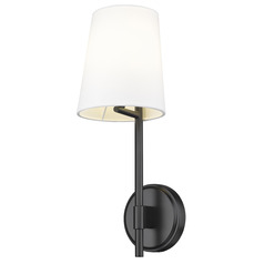 Winward Matte Black Sconce by Z-Lite