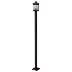 Portland Oil Rubbed Bronze Post Light by Z-Lite