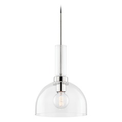 Tabitha Polished Nickel Pendant by Mitzi by Hudson Valley