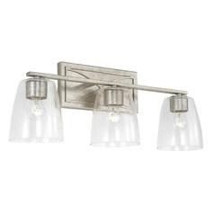 Sylvia 24.25-Inch Antique Silver Bath Light by HomePlace by Capital Lighting