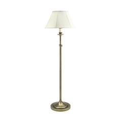 Club Floor Lamp in Antique Brass by House of Troy Lighting