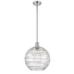 Athens Deco 12-Inch Pendant in Polished Chrome by Innovations Lighting