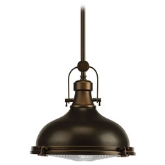 Coastal LED Mini Pendant in Oil Rubbed Bronze by Progress Lighting