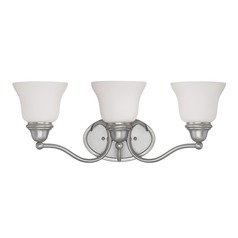 Yates 22.75-Inch Pewter Bathroom Light by Savoy House