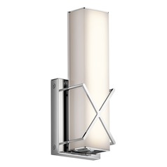 Trinsic 12-Inch LED Sconce in Chrome by Kichler Lighting