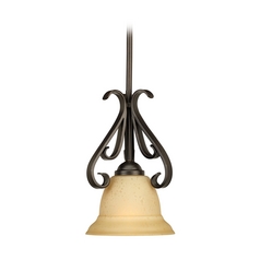 Torino Mini Pendant in Forged Bronze by Progress Lighting