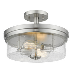 Bohin Brushed Nickel Semi-Flush Mount by Z-Lite