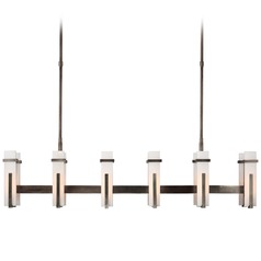 Ian K. Fowler Malik Linear Chandelier in Bronze by Visual Comfort Signature