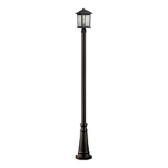 Portland Oil Rubbed Bronze Post Light by Z-Lite