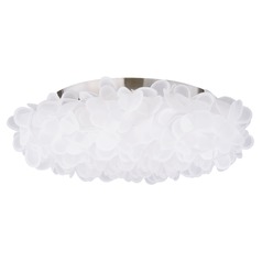 Fluffy 33.50-Inch LED Flush Mount in Brushed Nickel by Modern Forms