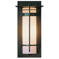 Outdoor Wall Light in Iron Finish - 12-1/2 Inches Tall
