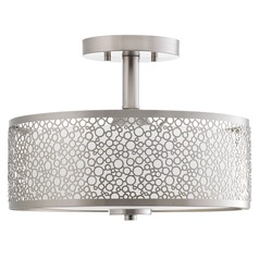 Mingle LED Brushed Nickel Semi-Flush Mount by Progress Lighting
