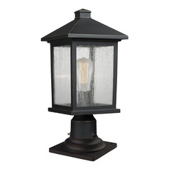 Portland Oil Rubbed Bronze Post Light by Z-Lite