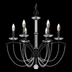 Schonbek Worldwide Lighting Priscilla Black Chandelier