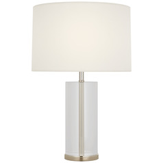 Lineham 16-Inch Cordless Accent Lamp in Nickel by VC Signature