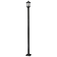 Portland Black Post Light by Z-Lite