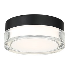 Pi 6.25-Inch LED Outdoor Flush Mount in Black 3000K by Modern Forms