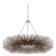 Kelly Wearstler Strada Ring Chandelier in Silver by Visual Comfort Signature