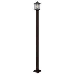 Portland Oil Rubbed Bronze Post Light by Z-Lite