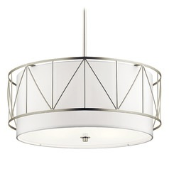 Birkleigh 24-Inch Satin Nickel Pendant by Kichler Lighting
