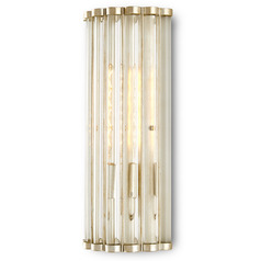 Warwick 17-Inch Wall Sconce in Contemporary Silver by Currey & Company