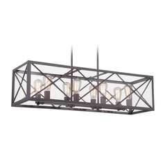 Designers Fountain High Line Satin Bronze Island Light