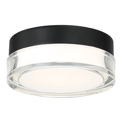 Pi 12-Inch LED Outdoor Flush Mount in Black 3500K by Modern Forms