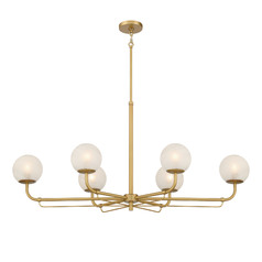 Whitehall 6-Light Linear Light in Legacy Brass by Minka Lavery
