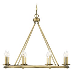 Middleton Warm Brass Chandelier by Savoy House