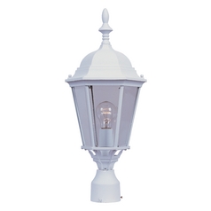 Westlake White Post Light by Maxim Lighting