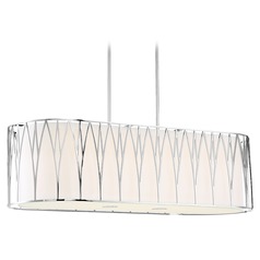 Regal Terrace Polished Nickel LED Linear Chandelier by Minka Lavery