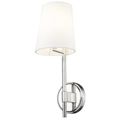 Winward Polished Nickel Sconce by Z-Lite