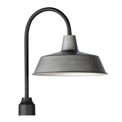 Pier M Weathered Zinc & Black Post Light by Maxim Lighting