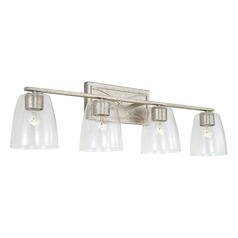 Sylvia 34-Inch Antique Silver Bath Light by HomePlace by Capital Lighting