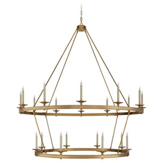 Chapman & Myers Launceton XXL Chandelier in Brass by Visual Comfort Signature
